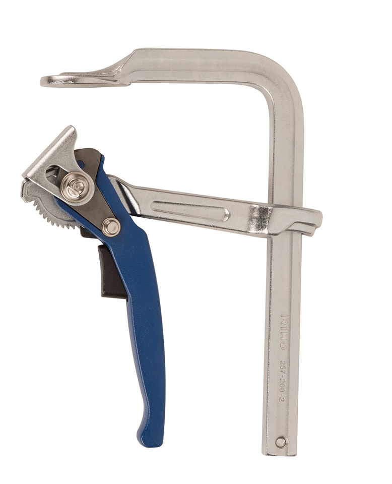 Irimo Enhåndstvinge 300x140mm, sperrefunksjon