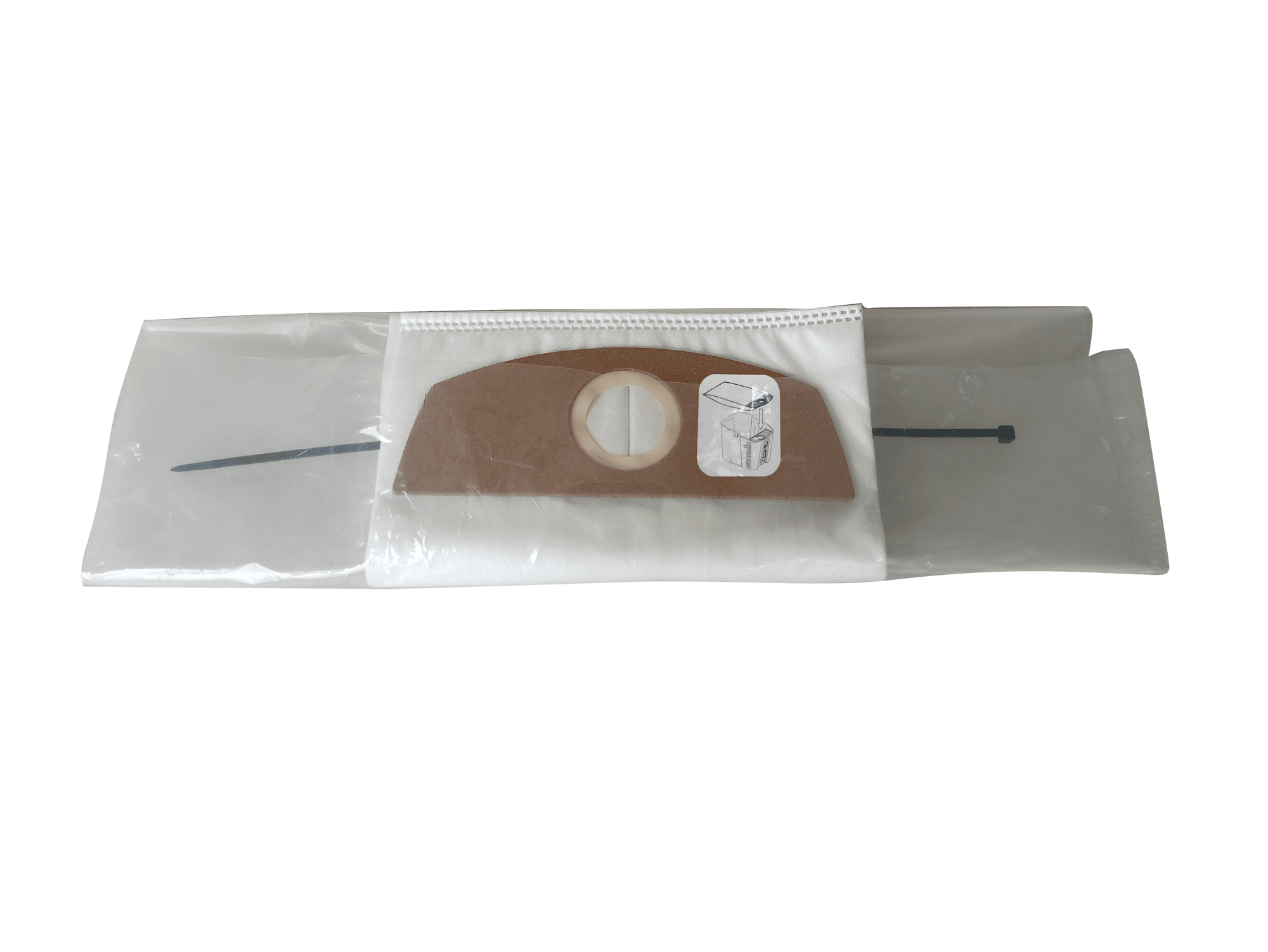 Starmix Smart H Støvsugerposer i Plast/Fleece for Asbest 5-pakning