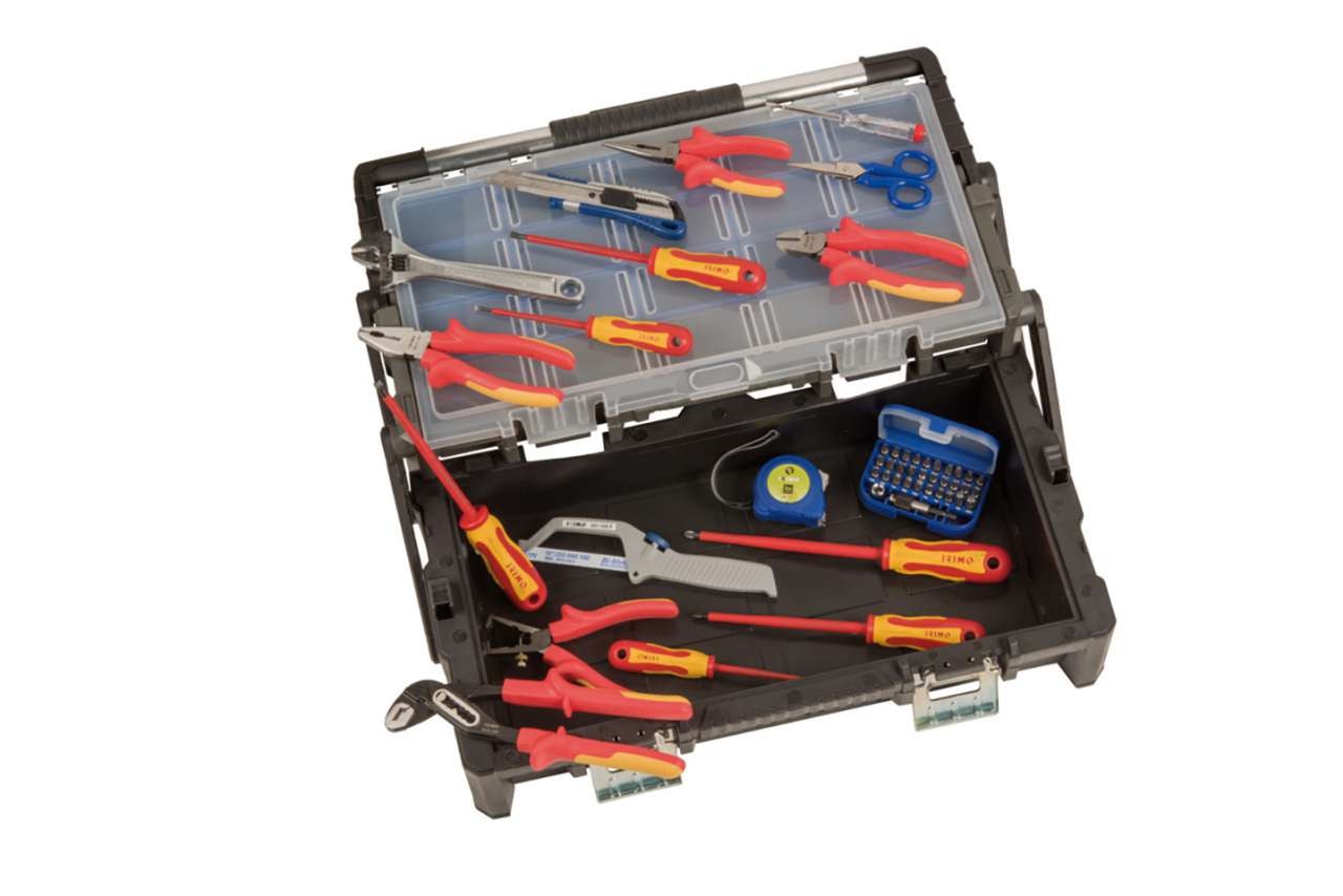 Irimo Verktygslåda med 48 verktyg, elektriker
