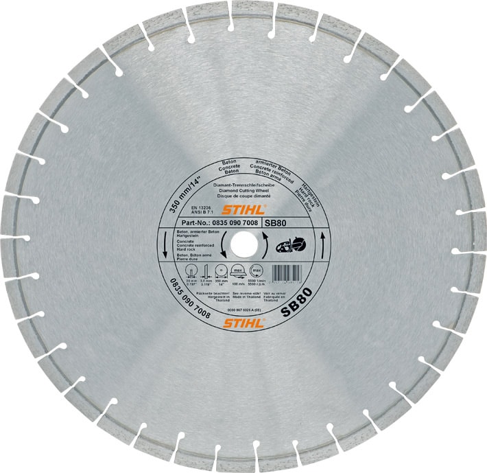 Stihl Diamantkappeskive Ø 400 mm D-SB80 Diamant- og kappeskive