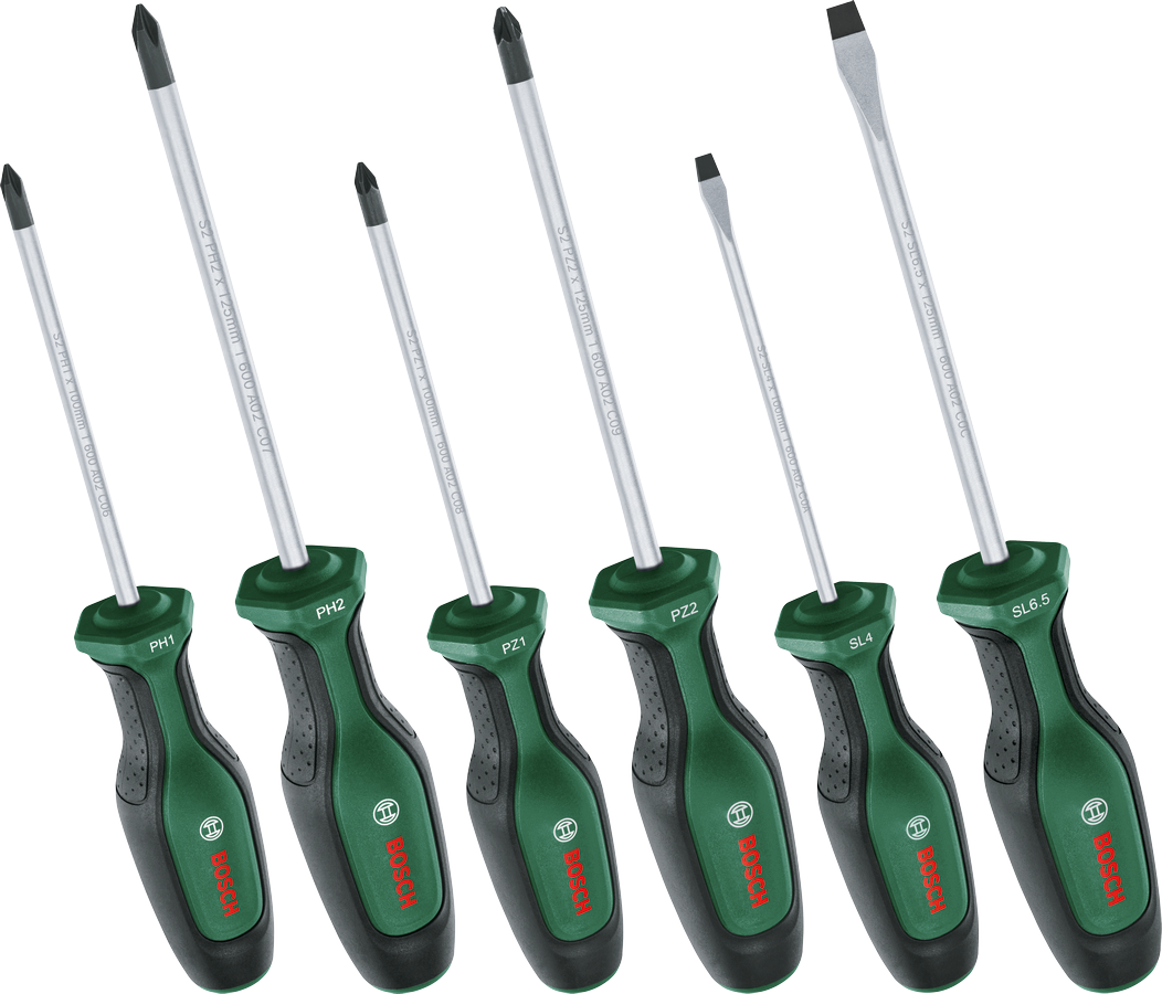 Bosch DIY Ruuvimeisselisarja, 6 osaa