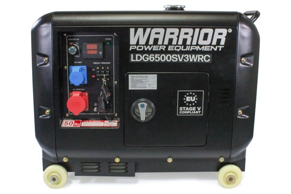 Warrior 6.25 KVa 5500w 3-fas Dieselelverk - Dieseldrivna Elverk - Duab