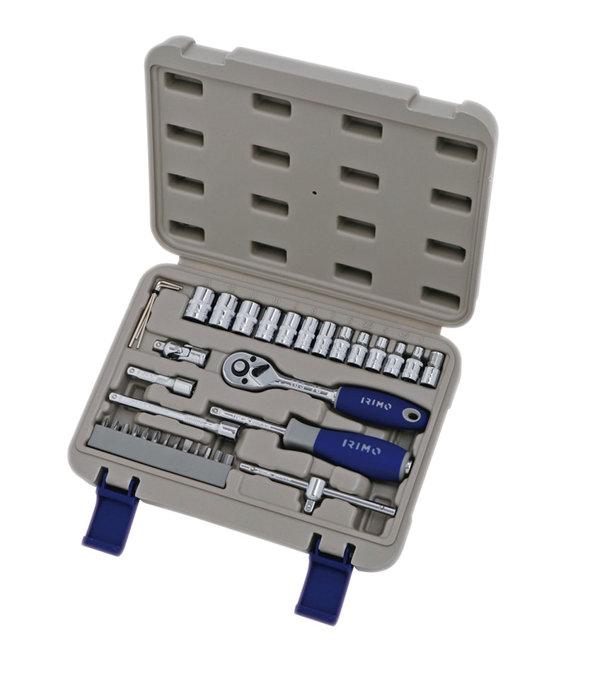 Irimo Hylsnyckelsats 1/4'' 4-13mm 35 delar