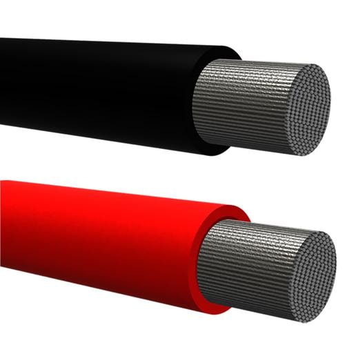 Pro Supply Gummikabel 10mm Svart Förtent