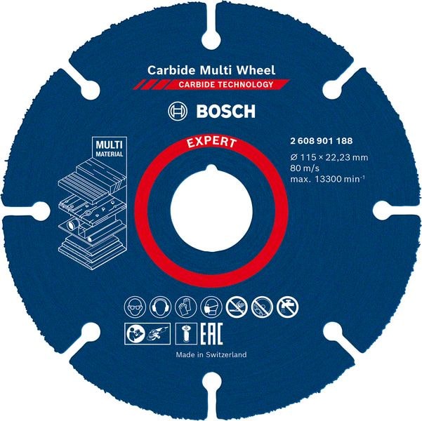 Bosch Cutting disc Expert Carbide Multi Wheel 115 mm