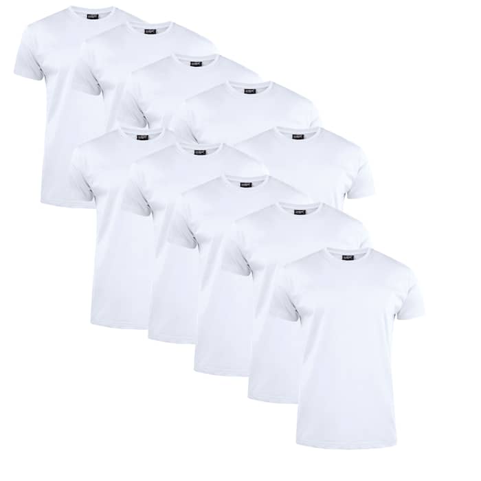 Clique T-shirt Herr 10-pack Vit