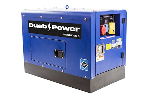 DUAB-POWER Aggregaatti MDG7500S-3 3-vaiheinen diesel hiljainen käyntiääni