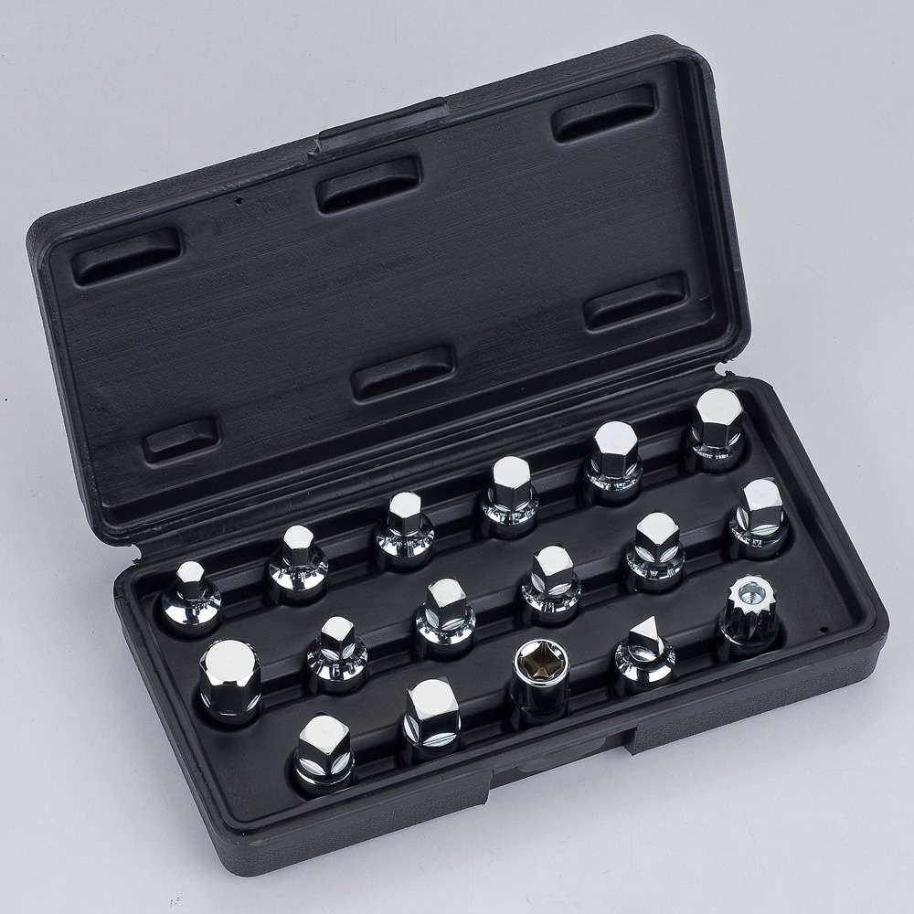 Bahco topnøglesæt til olieprop BE6217 3/8'' 17 dele