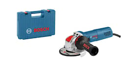 Bosch Vinkelslip GWX 9-115 S Professional i förvaringsväska med extrahandtag (reservdelsnummer 2 602 025 067)