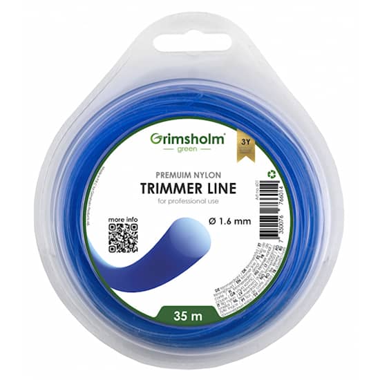 Grimsholm Trimmerinsiima Pyöreä Sininen 1,6mm 35m
