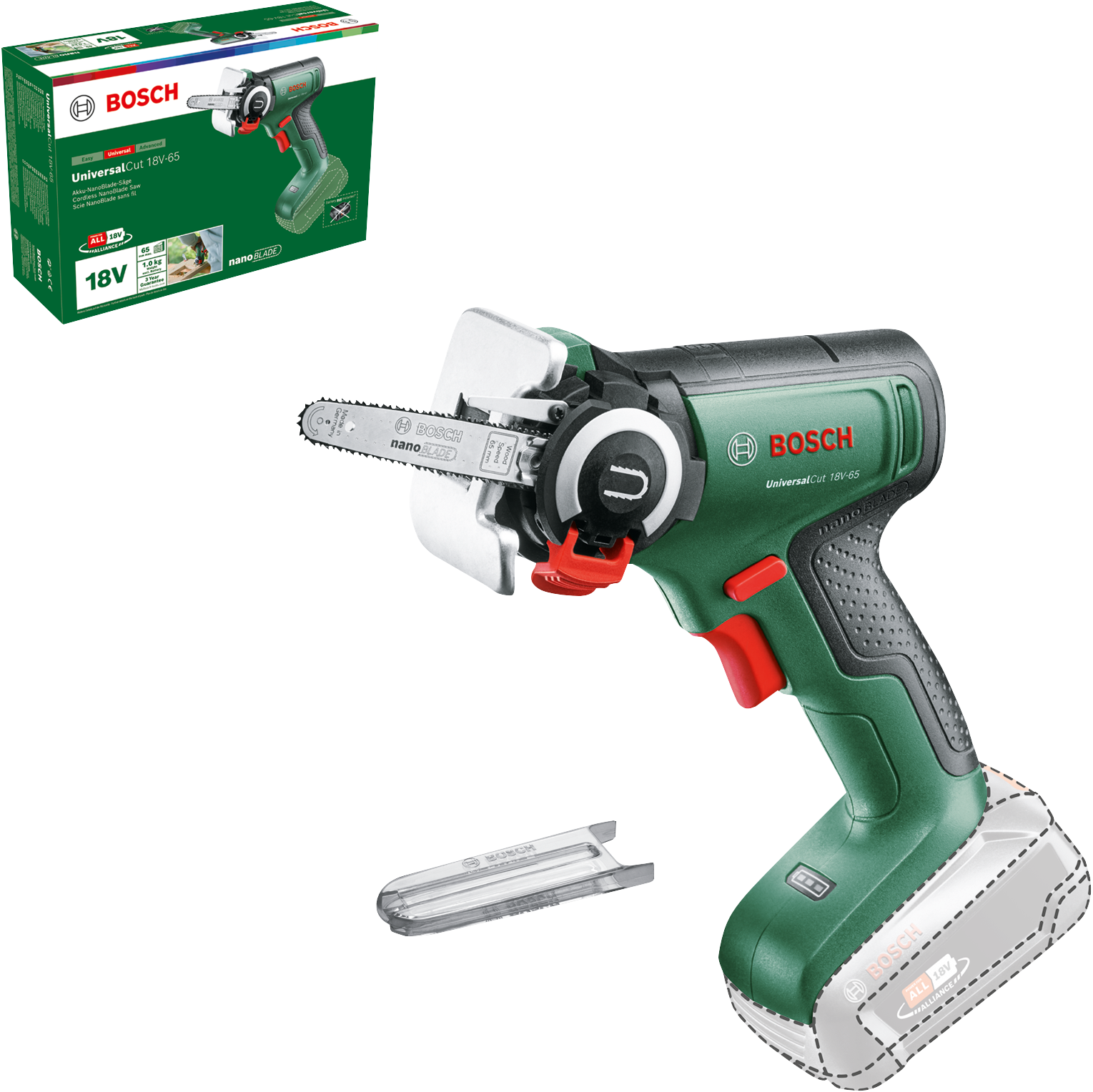 Bosch DIY Akkumonitoimisaha Universal 18V-65 Solo