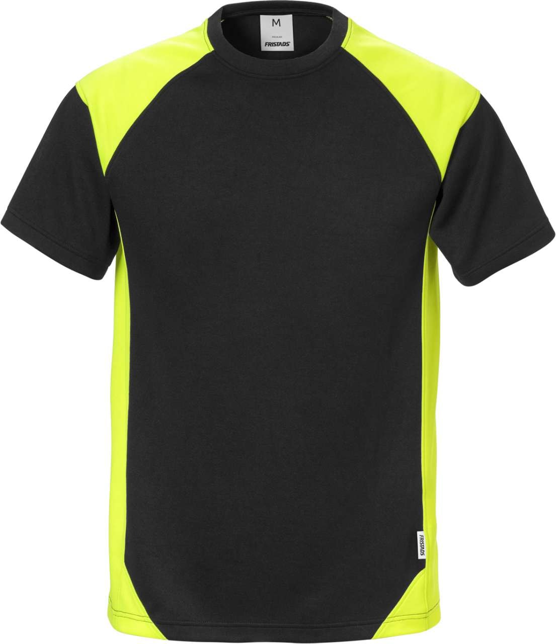 Fristads T-shirt 7046 THV Svart/Varsel Gul 2XL