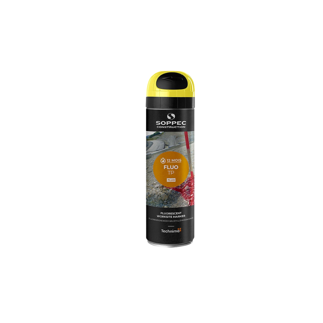 Soppec Märkspray Fluo TP Nordic - Gul, 500ml -