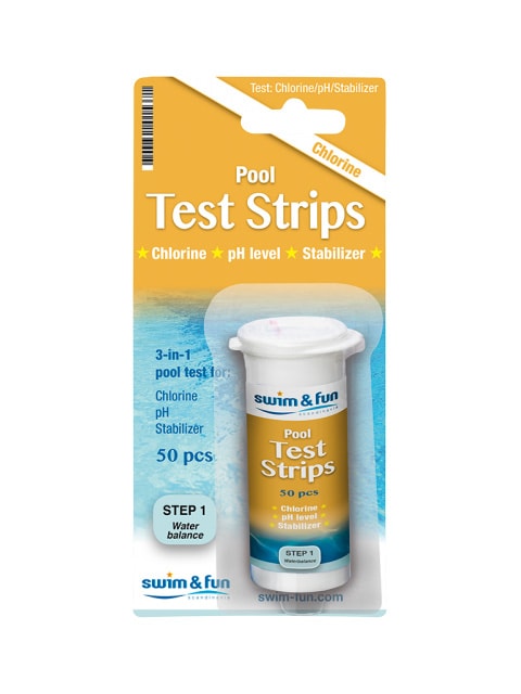 Swim & Fun Test Strips PH/Klor 50 pack
