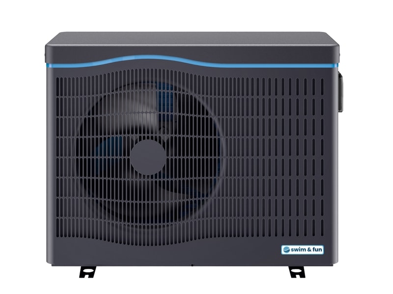 Swim & Fun Poolvärmepump 9, 9,0 kW, Inverter, Wi-Fi -