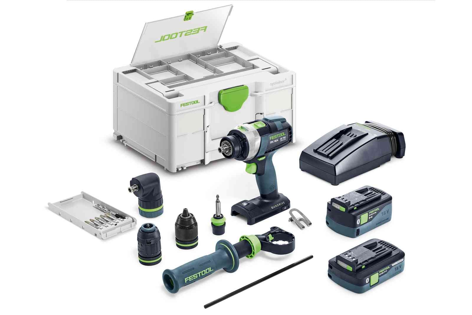 Festool Slagskruvdragare TPC 18/4 5,0/4,0 I-Set/XL QUADRIVE