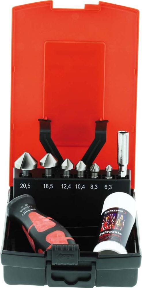 Format Forsenkersett Konisk bitsaksel 90gr 6,3-20,5mm 9 stk