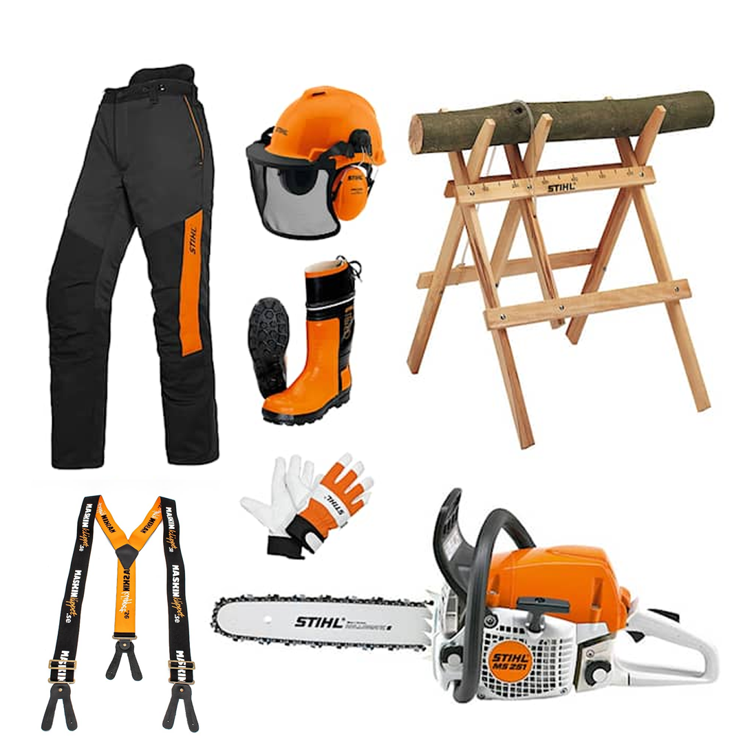 Stihl MS 251 Vedhuggarpaket
