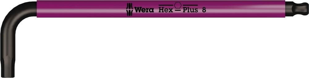 Wera Sexkantnyckel med kula 8mm, multicolor