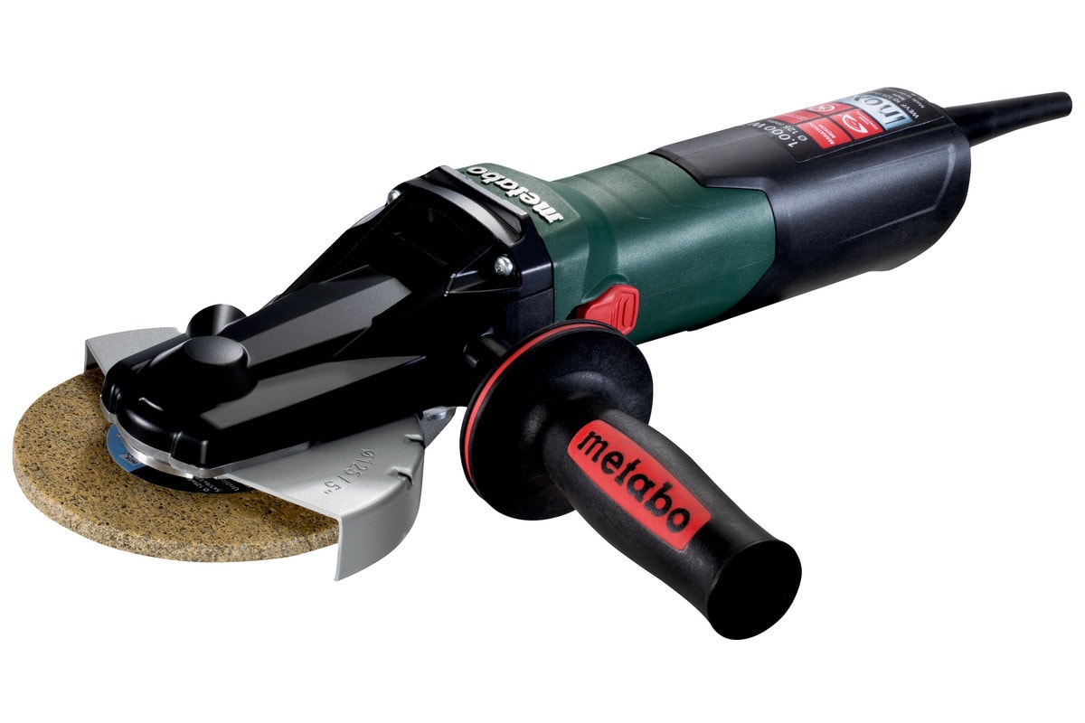 Metabo Vinkelslip med platt huvud WEVF 10-125 Quick Inox