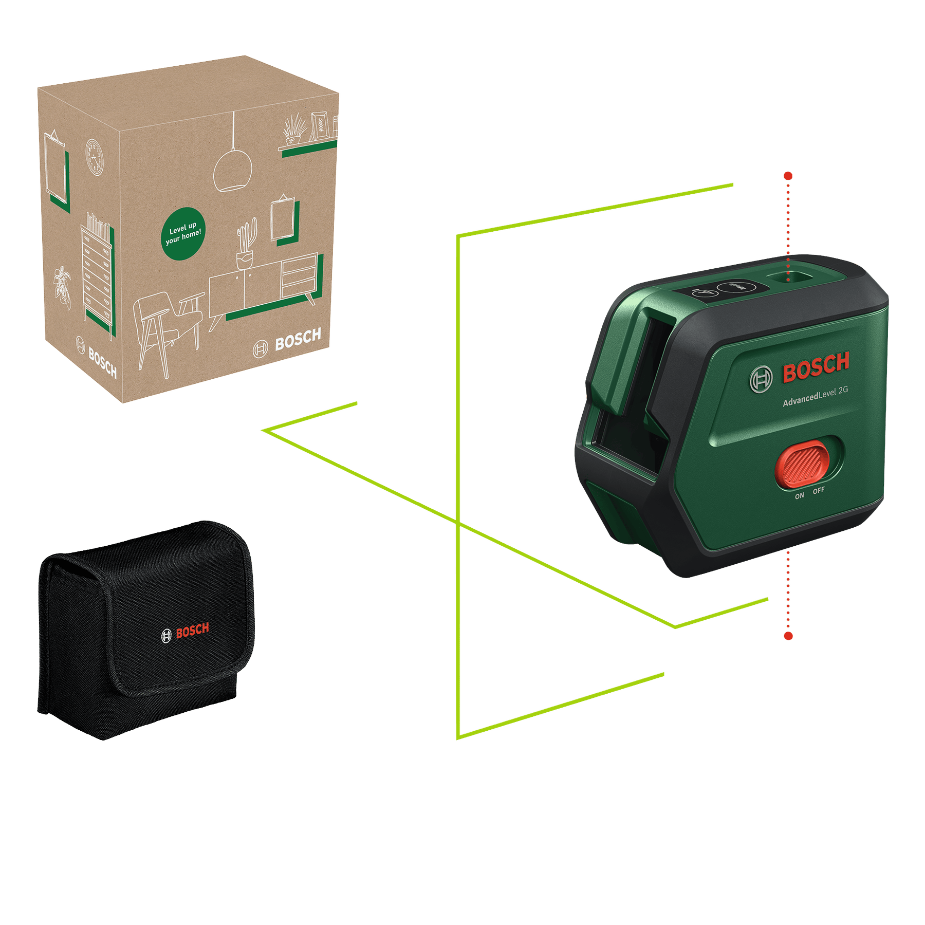 Bosch DIY Krysslaser Advancedlevel 2G E