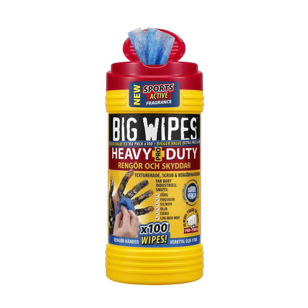 Big Wipes Heavy Duty Pro+ Puhdistusliinat 25x20 cm 100 kpl