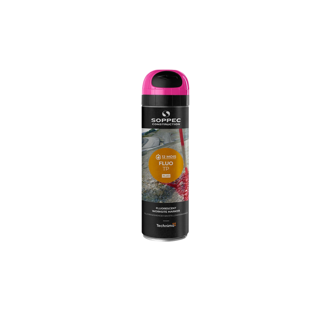 Soppec Märkspray Fluo TP Nordic - Rosa, 500ml -