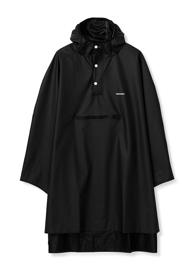 Tretorn Regnponcho Svart -