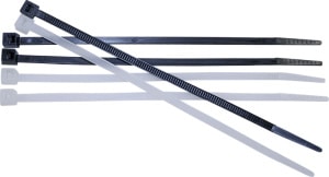 Amiga Buntband Svart 750x7,5 mm 100-pack