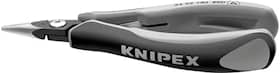 Knipex Precisions-Elektroniktång 3422130ESD 130mm, flata, runda käftar, slät gripyta