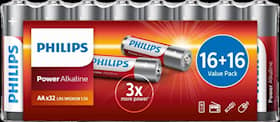 Philips Batteri Power AA/LR6 32-pack