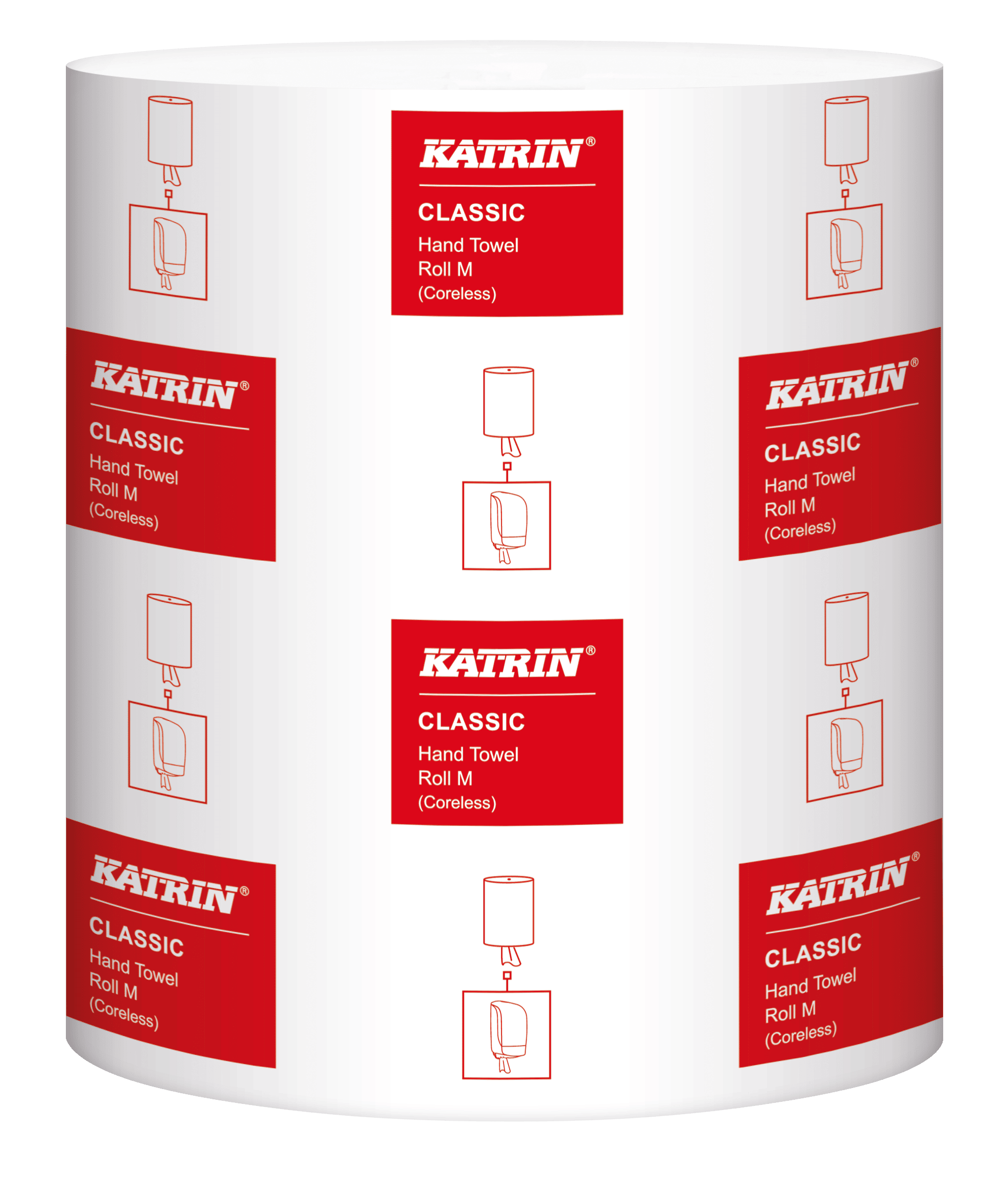 Torkrulle Katrin M Hylslös 1-Lag Vit 320m/rl 6rl/fp 448311