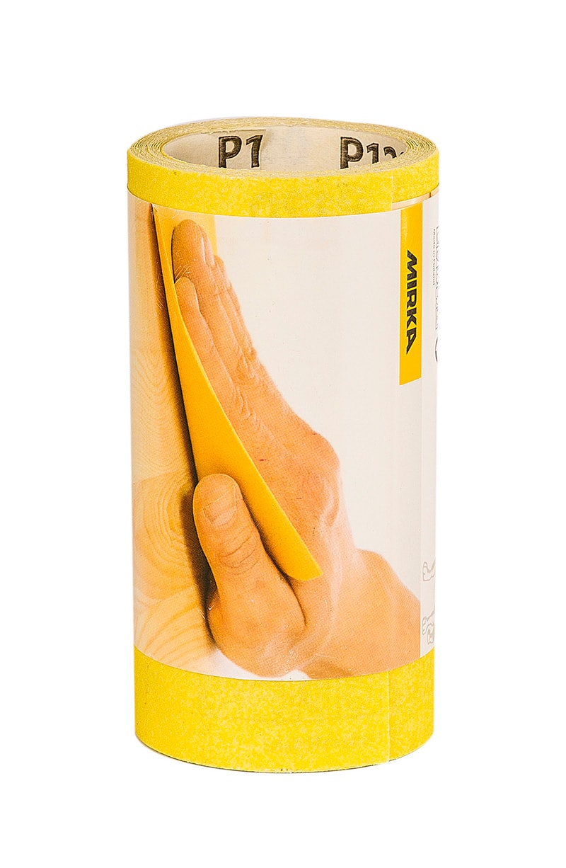 Mirka Sliprulle gul 115mm x 2,5m P150