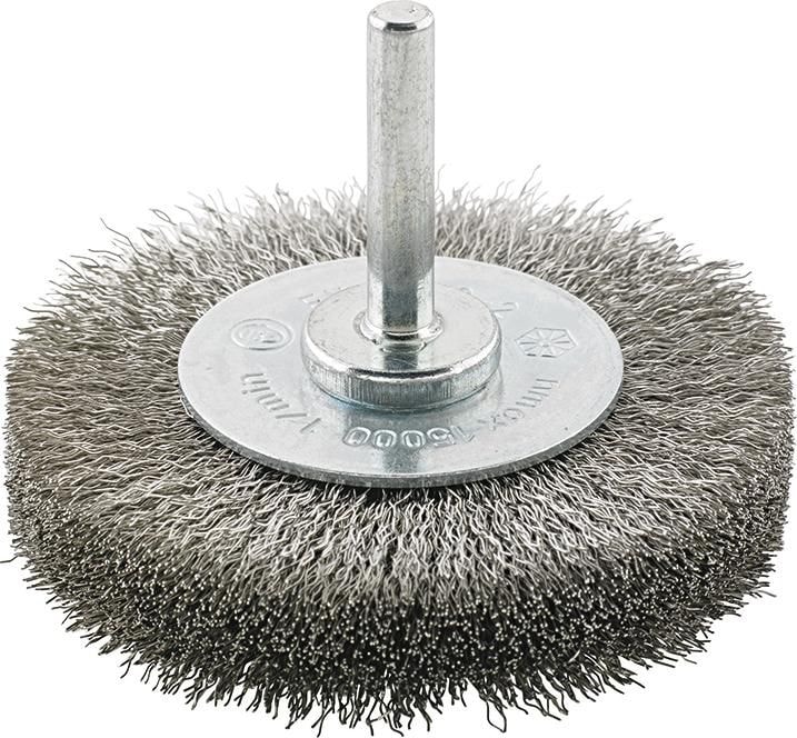 Format Cirkulärborste 6mm 0,20mm, vågig, rostfritt stål