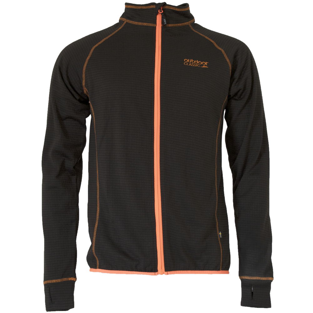 Outdoor Classic Hyltan Fleecetröja Herr Brun/Orange