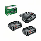 Bosch Batteriset 18V Med 2 Batterier M/Laddare Al1830Cv