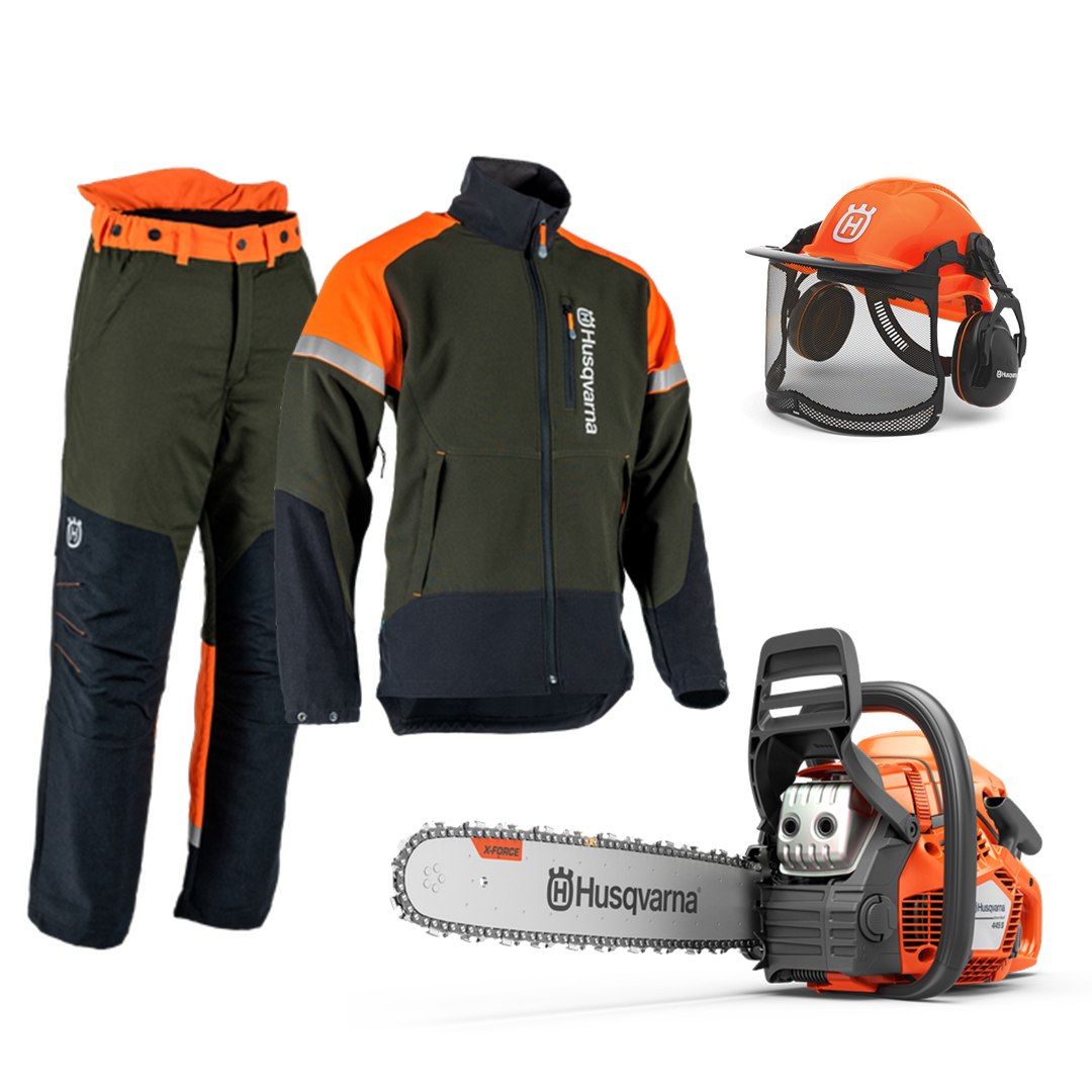 Husqvarna 445S TrioBrake Semiproffs-paket