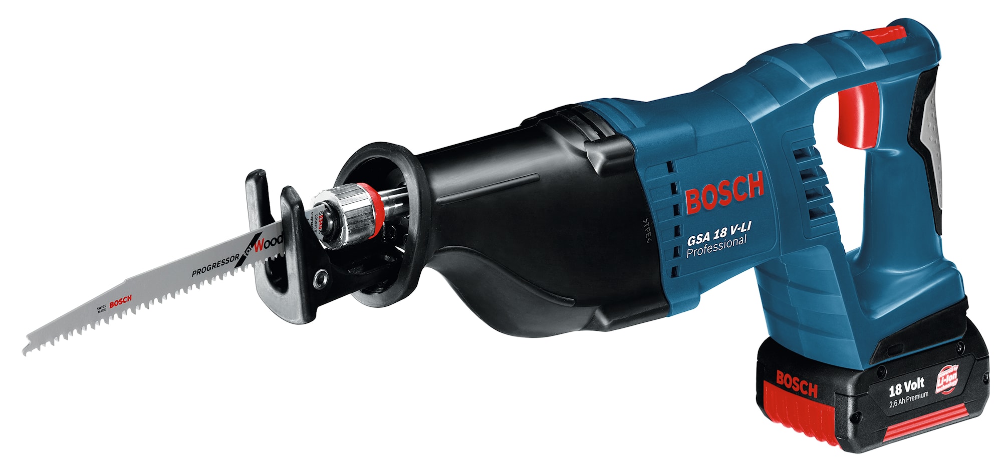 Bosch Tigersåg GSA 18V-Li utan batteri och laddare