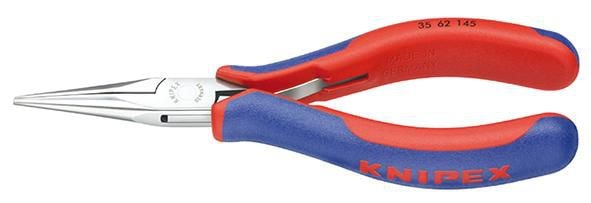 Knipex Elektroniktång 3562145 145mm, flata, runda, långa käftar, slät gripyta