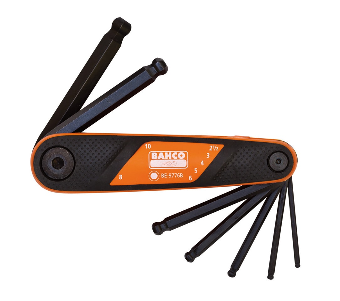Bahco Sekskantnøkkel M/Kule 2,5-10Mm BE-9776B
