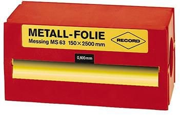 Record Stålfolierulle, Rostfri, 18Cr9N, 150x2500x0,500mm