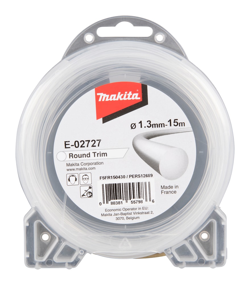 Makita Trimmertråd Rund 1,3mm / 15M