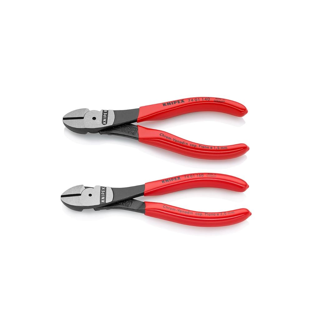 Knipex skævbider, sort atramenteret 160 mm