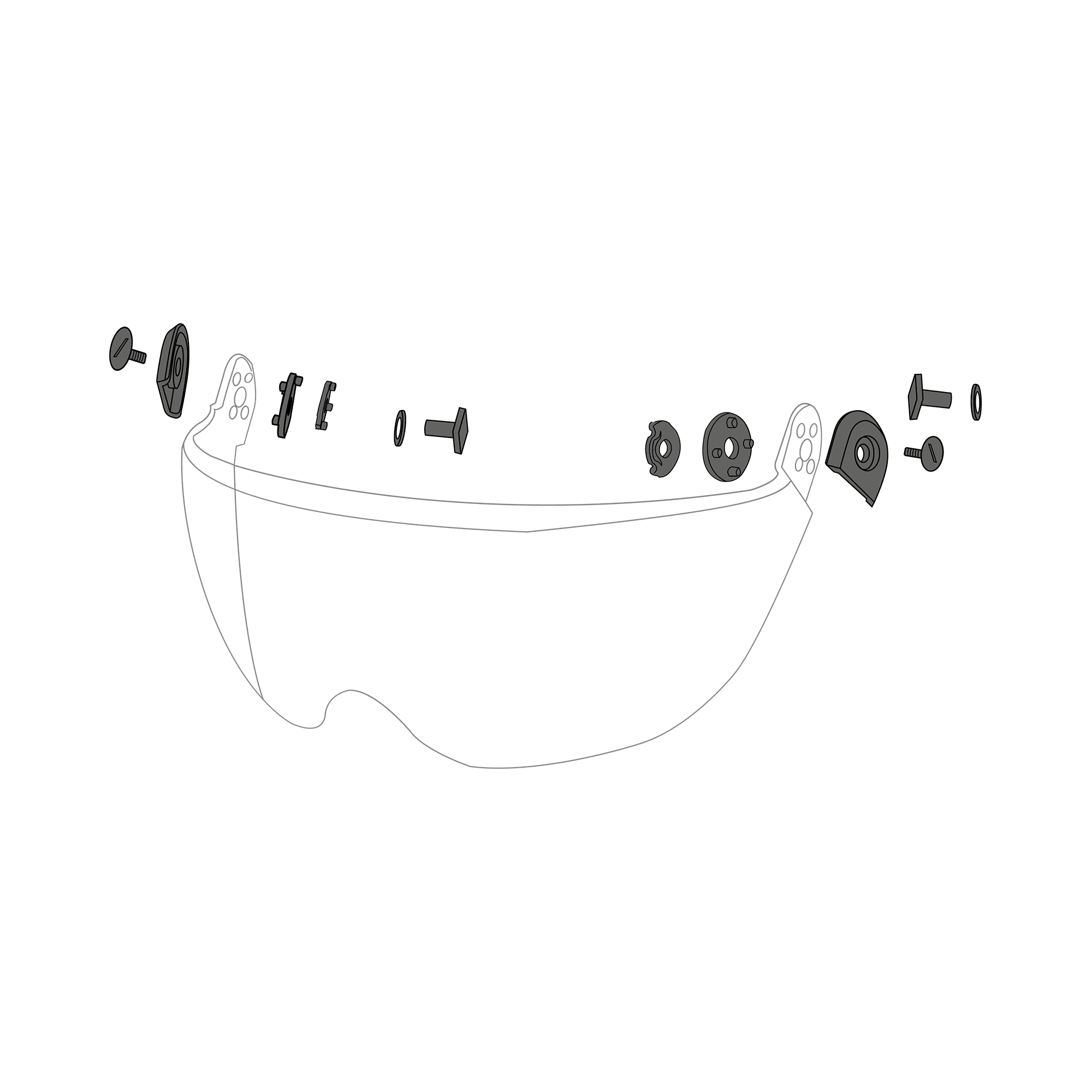 Guardio Theia Visor Screws