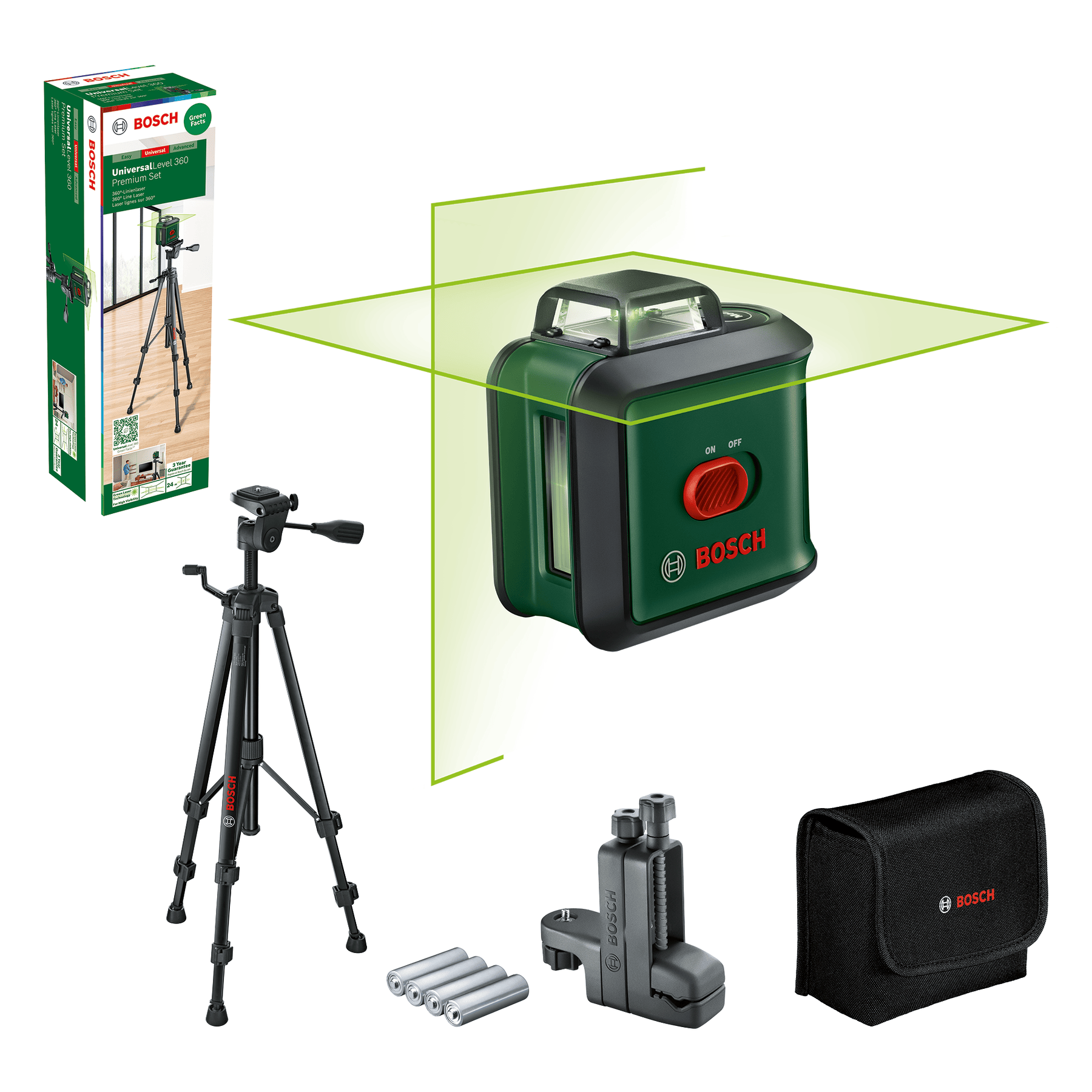 Bosch DIY Cirkellaser Universallevel 360 Set (Tt150+Mm3)