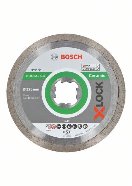 Bosch Diamantkapskiva Standard for Ceramic X-Lock