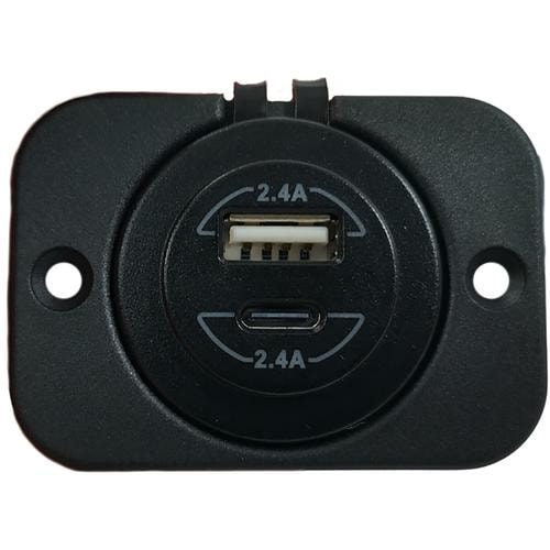 Pro Supply Usb-Uttag A/C Dubbelt