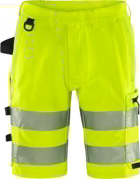 Fristads Høy synlighet Green stretch-shorts klasse 2 2648 GSTP