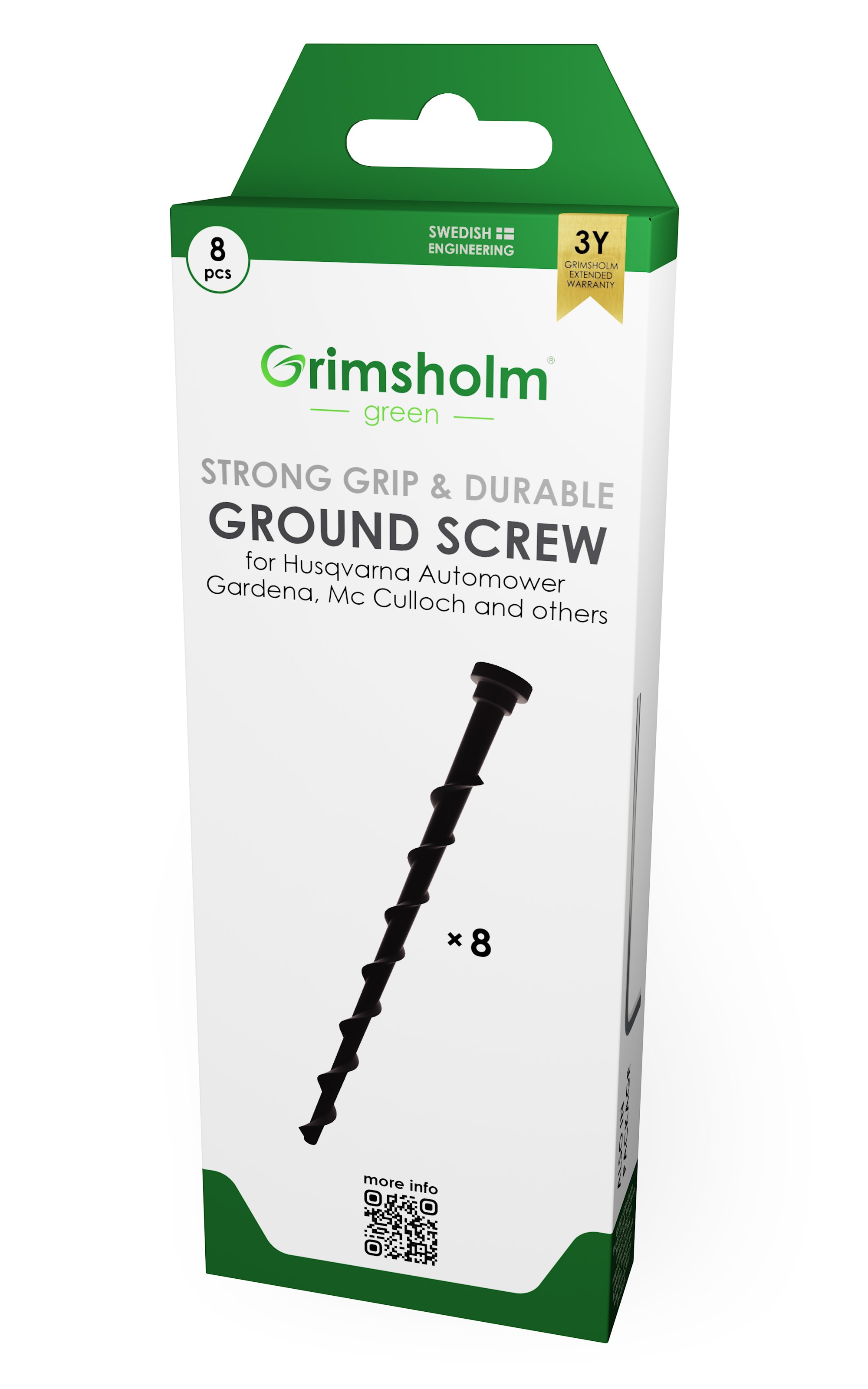 Grimsholm Markskruv 8-pack