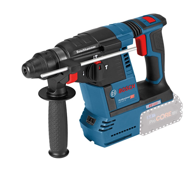 Bosch Verktygspaket GSR 18V-65 GBH 18V-26 GWS 18V-11 med 1x5Ah 1xEXBA 18V 5,5Ah batterier och laddare GAL 12V/18V-80 i BAG